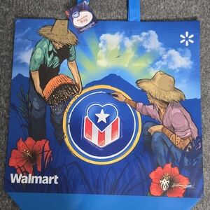 Walmart Limited edition Blue Reusable Tote Bag